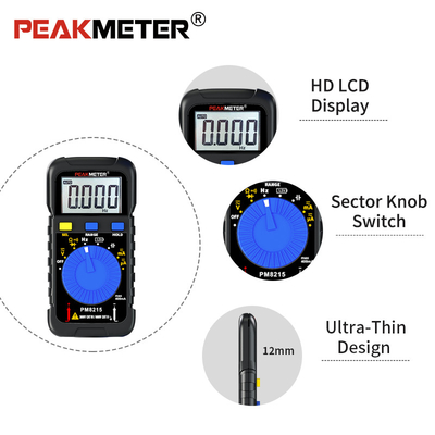 Mini Pocket Multimètre numérique 600V Voltage 40 MOhm Résistance 4000 compte 1.5V Testeur de batterie