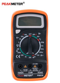 Détection actuelle de la température de résistance de C.C de gamme de Digital de tension tenue dans la main manuelle de multimètre