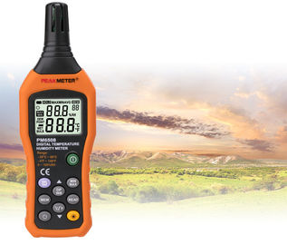Mètre de grande précision d'humidité de thermomètre numérique avec la sélection d'unité de °C/°F