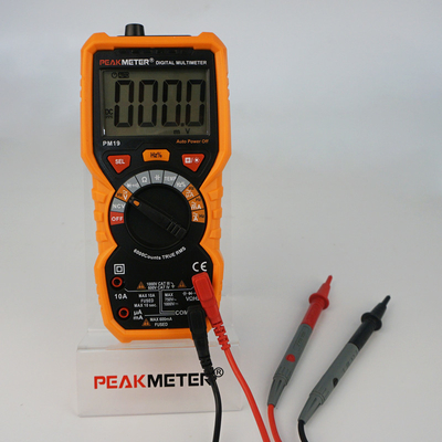 De mise hors tension appareil de contrôle automatique automatique de multimètre, indication de batterie de multimètre de Digital d'artisan basse