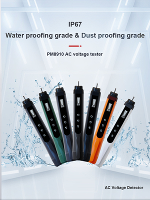 Double Sensitivity Adjustment and Low Battery Indication AC Voltage Detector for Prolate Probe Shape Performance Guaranteed