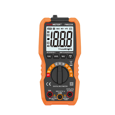 Fonction de valeur MAX Multimètre numérique de portée automatique 600V Voltmètre 20MOhm mesure de résistance électrique