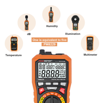 MULTIMÈTRE NUMÉRIQUE, RÉSISTANCE DE CAPACITÉ DE CRNA DE VBC DE DCA DE L'INSTRUMENT AC/DC