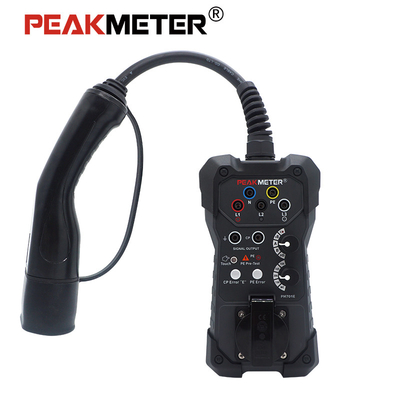 Testeur de station de recharge avancée avec adaptateur EVSE de la série PM701 avec pré-test PE et IP54 pour toutes les stations de recharge