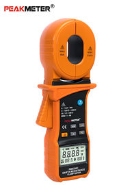 Mètre au sol numérique orange de rangement automatique de bride de résistance de courant électrique de 40A RMS