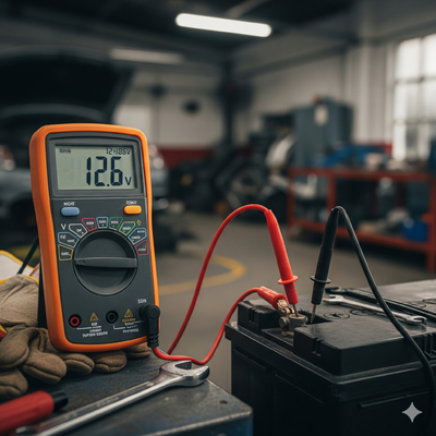 Multimètre numérique portable avec classification de sécurité EN61326, équipé d'une fonction de test de diodes et alimenté par une pile DC9V 6F22