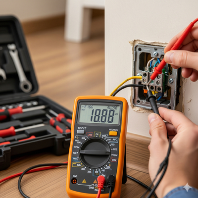 Multimètre numérique automatique de haute précision pour mesurer la résistance 200Ω-2MΩ et la plage de tension AC 200V/600V