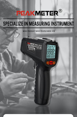 Thermomètre tenu dans la main d'Industriel-catégorie de mesure de non contact mesure de laser de 13 points
